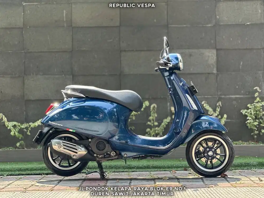 DIJUAL CEPAT PIAGGIO VESPA PRIMAVERA S150 IGET ABS Th 2022 Warna Biru