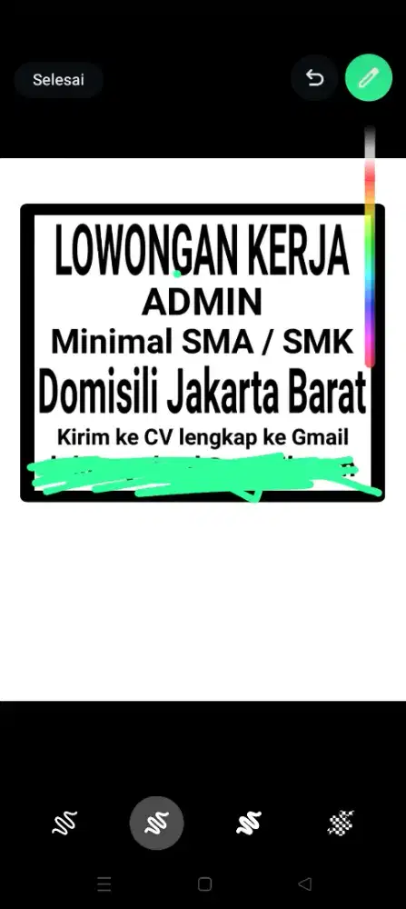 Admin minimal SMK/SMA sederajat