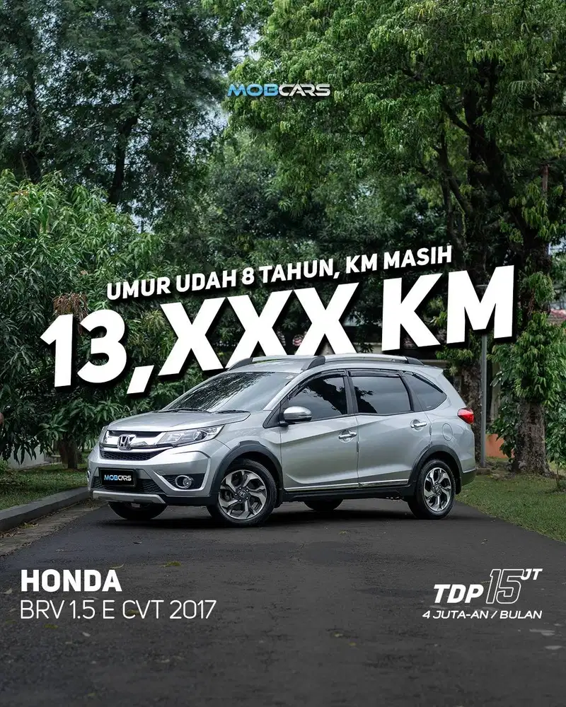 FREE BBM FULL TANK BRV E 1.5 CVT AT MATIC 2017