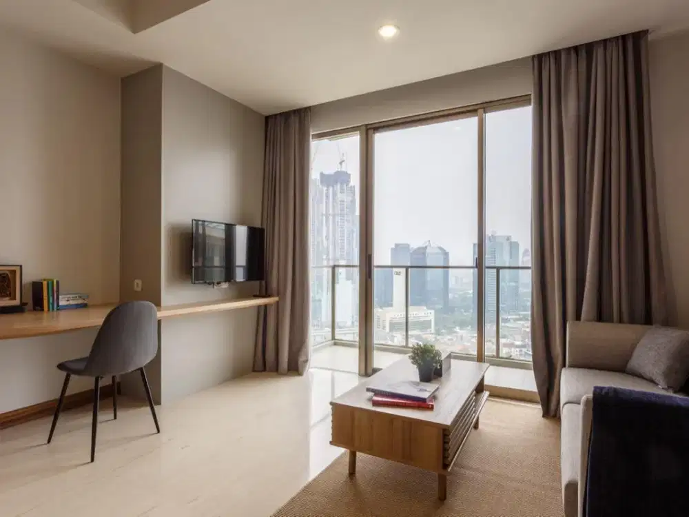 Di Sewakan Apartement Sudirman Hill, Tipe 2BR, 2BT, Full Furnished