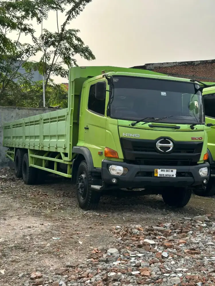 HINO LOHAN FM260JW ASLI LONG 6X4 BAK TRIWAY TRONTON ISTIMEWA SEKALI