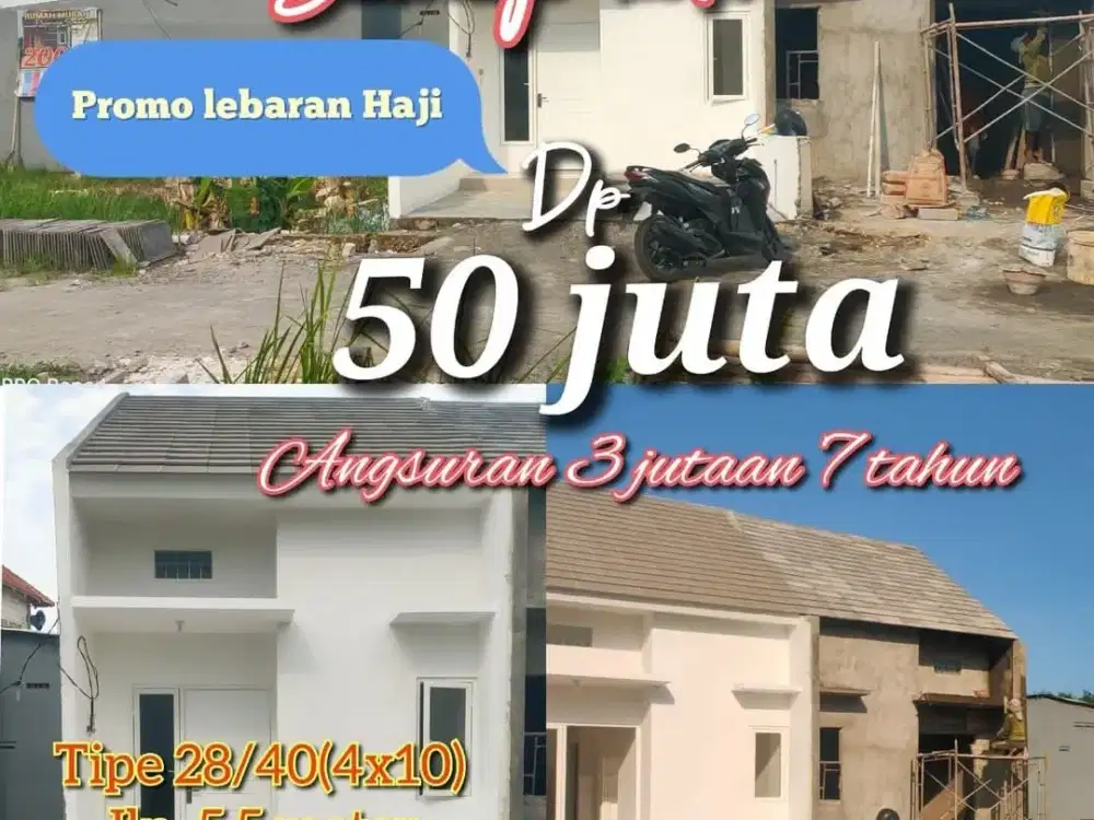 Rumah baru siap huni Dekat Transmart Sidoarjo bisa kredit inhouse