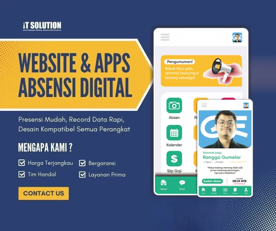 Pembuatan Aplikasi Absensi Profesional dan Mobile Friendly