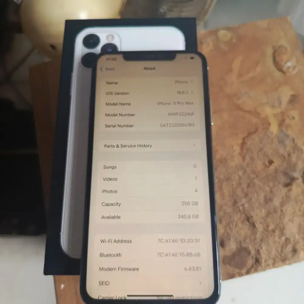 Iphone 11 promax 256gb inter