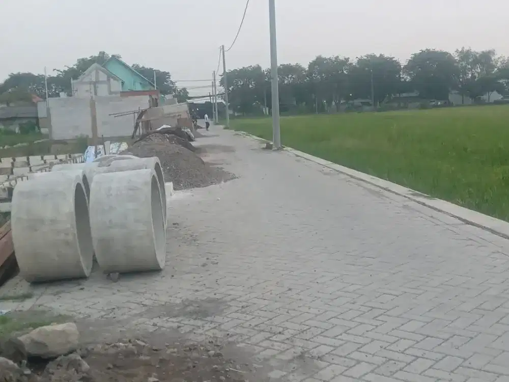 Tanah kavling siap bangun dekat ayam panggang Dungus Sukodono