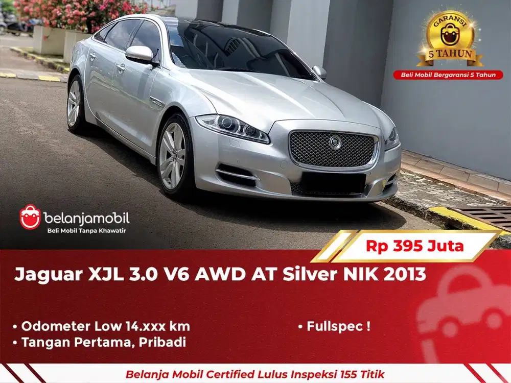 [ MILES ANTIK 14RB ] Jaguar XJL 3.0 V6 AWD Fullspec AT 2013/2014
