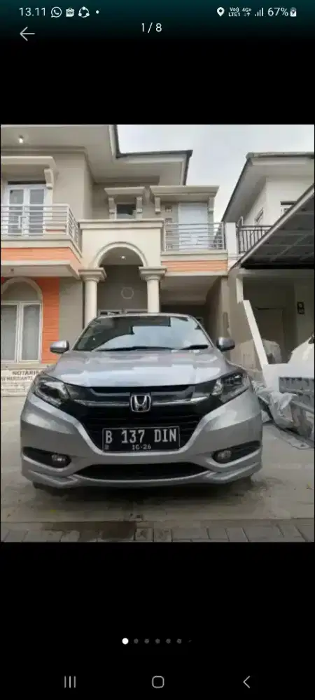 HRV PRESTIGE 1.8 AT 2016 SILVER Low KM 6X.XXX