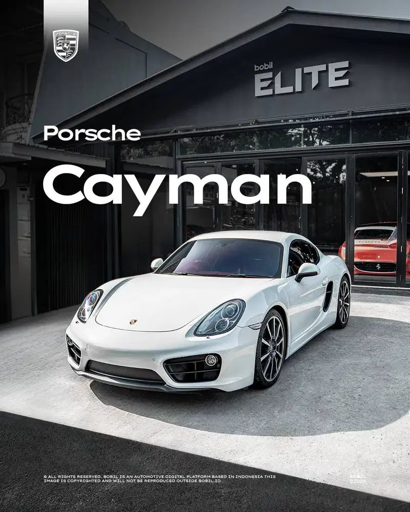 2013 Porsche Cayman 2.7 Carrara White