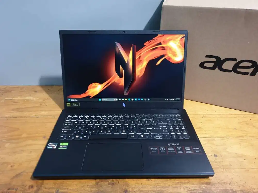Nitro V15-41 Ryzen 5 6600H 16/512GB RTX 3050 6GB FHD 165Hz Garansi