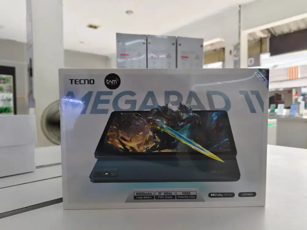 New Tecno Megapad 11 ram 8+8/256