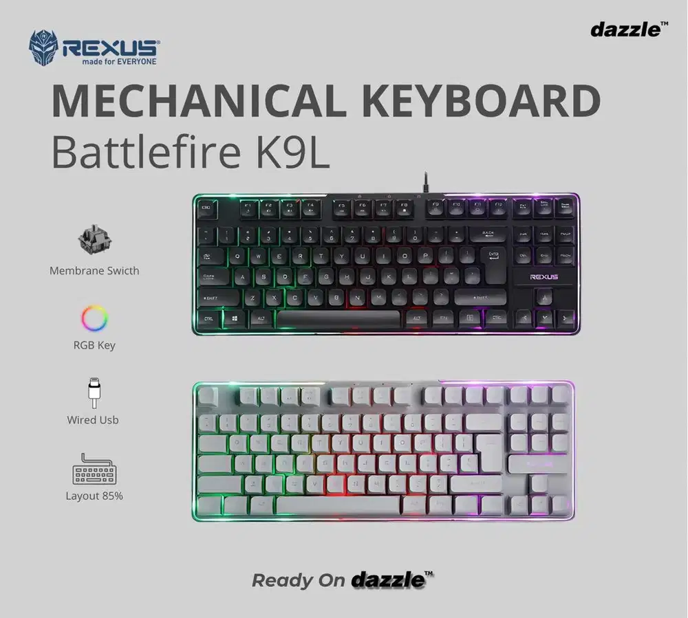 Mechanical Gaming Rexus Battltefire K9L