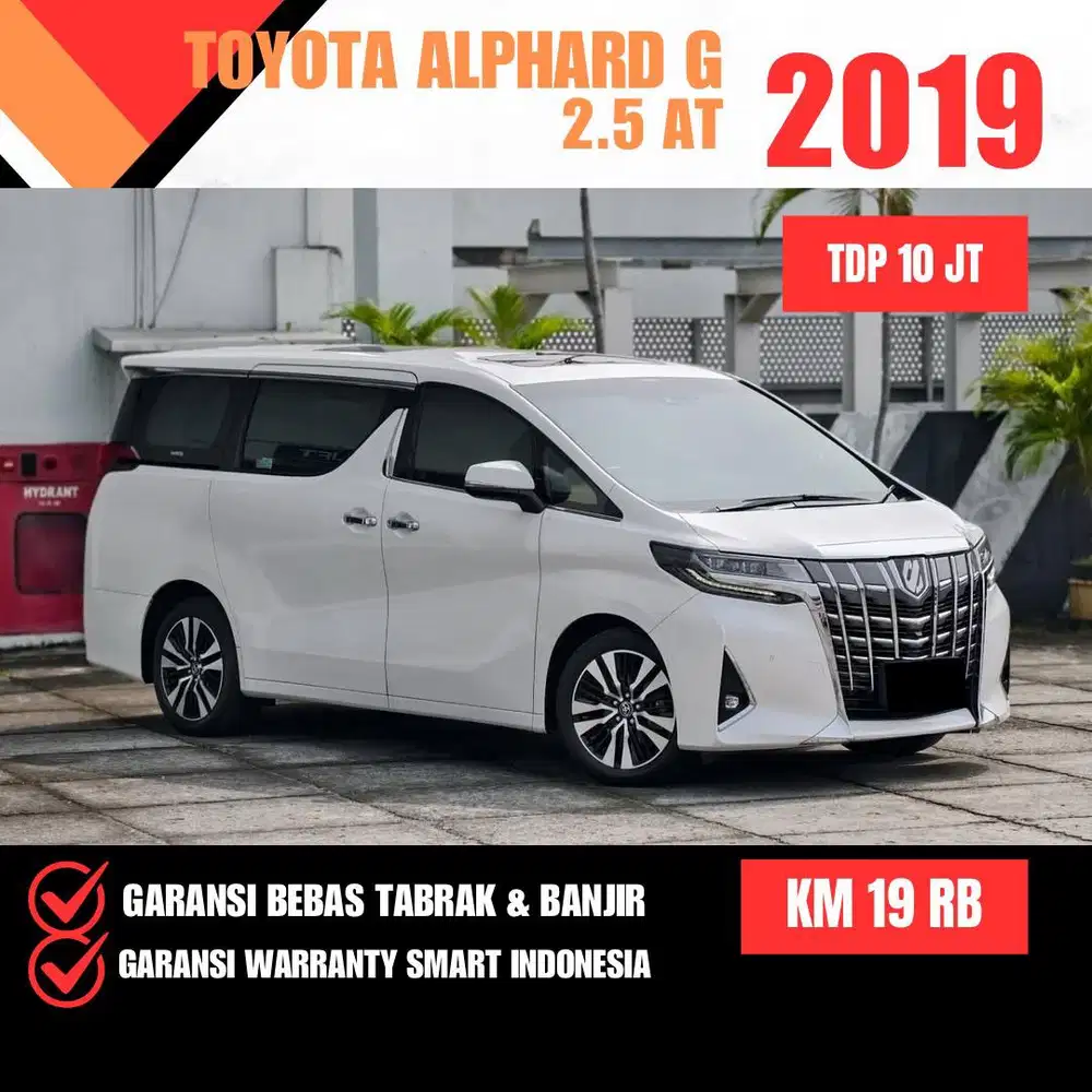 Toyota Alphard G 2.5 2019 AT Matic kondisi istimewa.