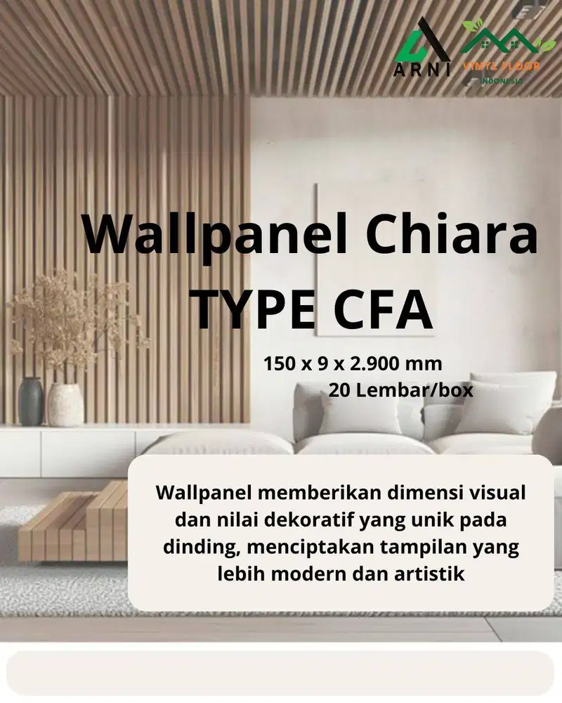 Wallpanel Chiara TYPE CFA bahan PVC