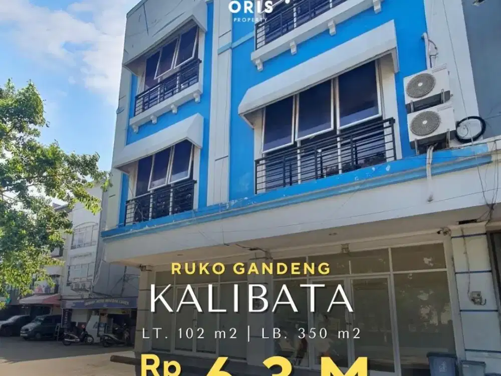 For Sale Ruko Gandeng 3,5 Lantai Best Location, Hadap Barat