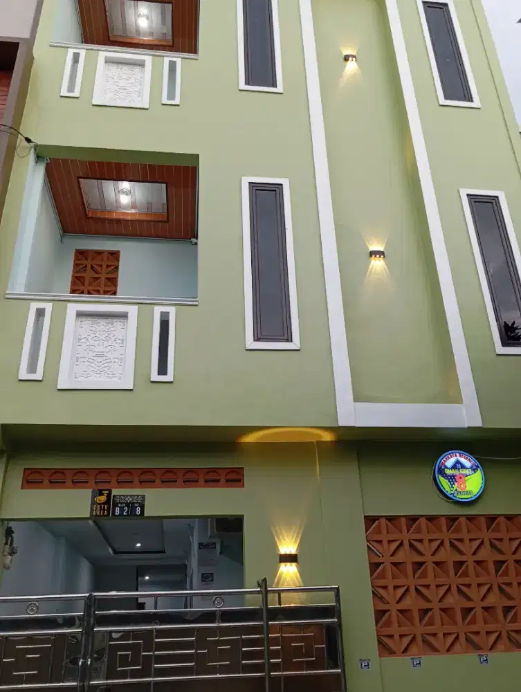 Dijual kost putri 14 pintu(kmr mandi dalam), blok depan, kampus unsika