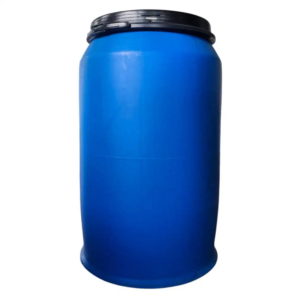 Tong Biru + Tutup + Ring Pengunci - Kapasitas 150 Liter