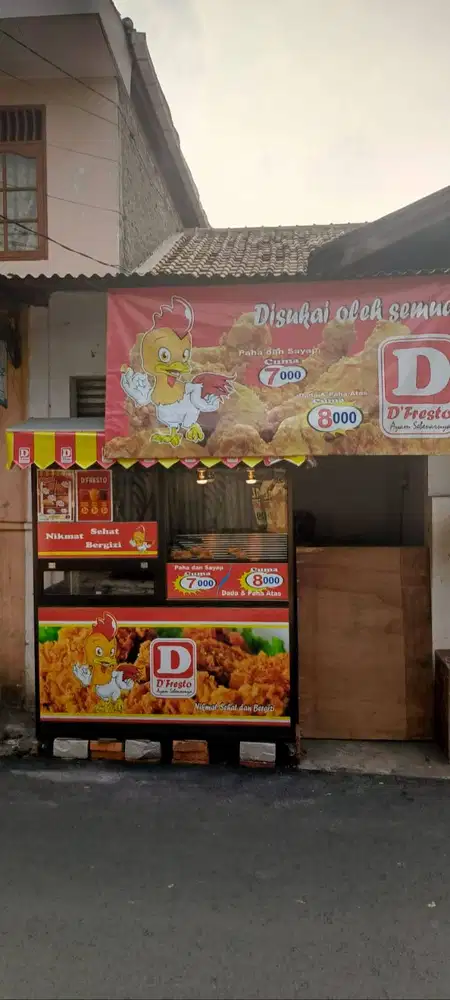 Dijual Cepat! Take Over D’Fresto Fried Chicken – Tinggal Jalanin