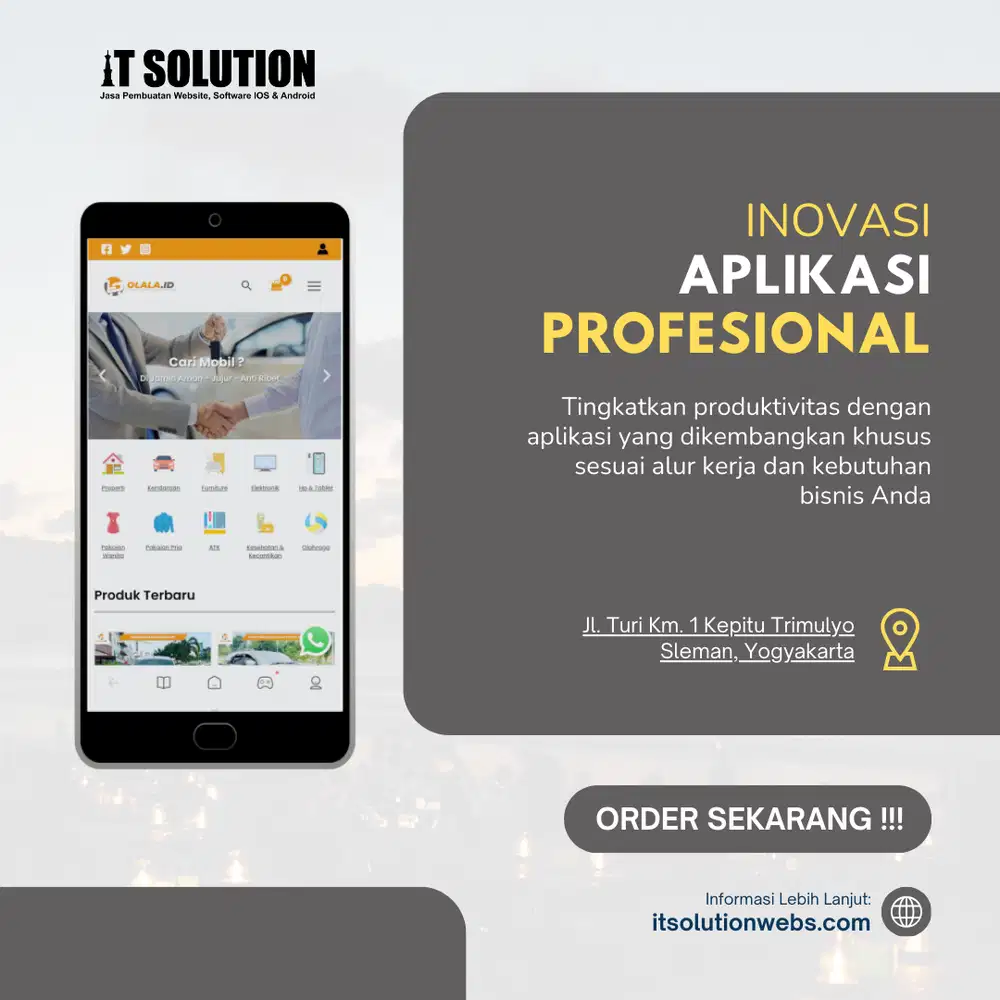 Pembuatan Aplikasi Custom Profesional dan Bergaransi