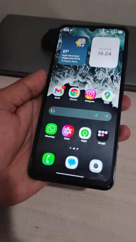 Samsung A07 4/64 fullset umur 2 Minggu