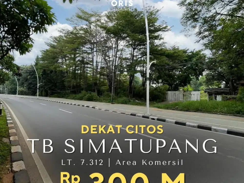 For Sale Tanah Di Area Komersil Dekat Citos, Best Location