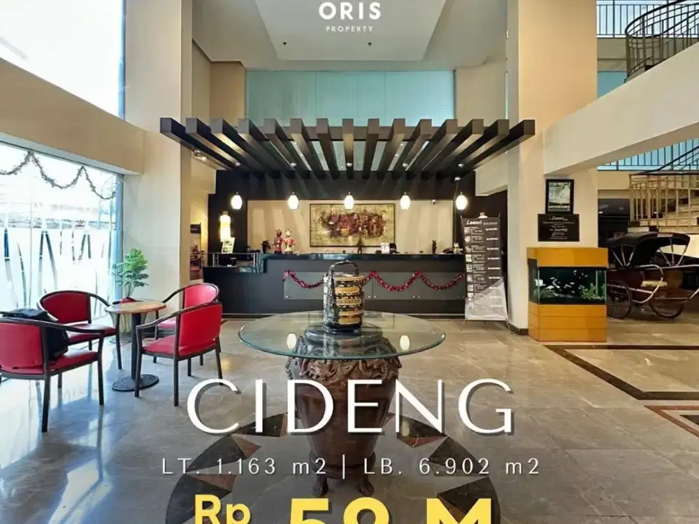For Sale Hotel Bintang 3 Masih Beropersional, 8 Lantai