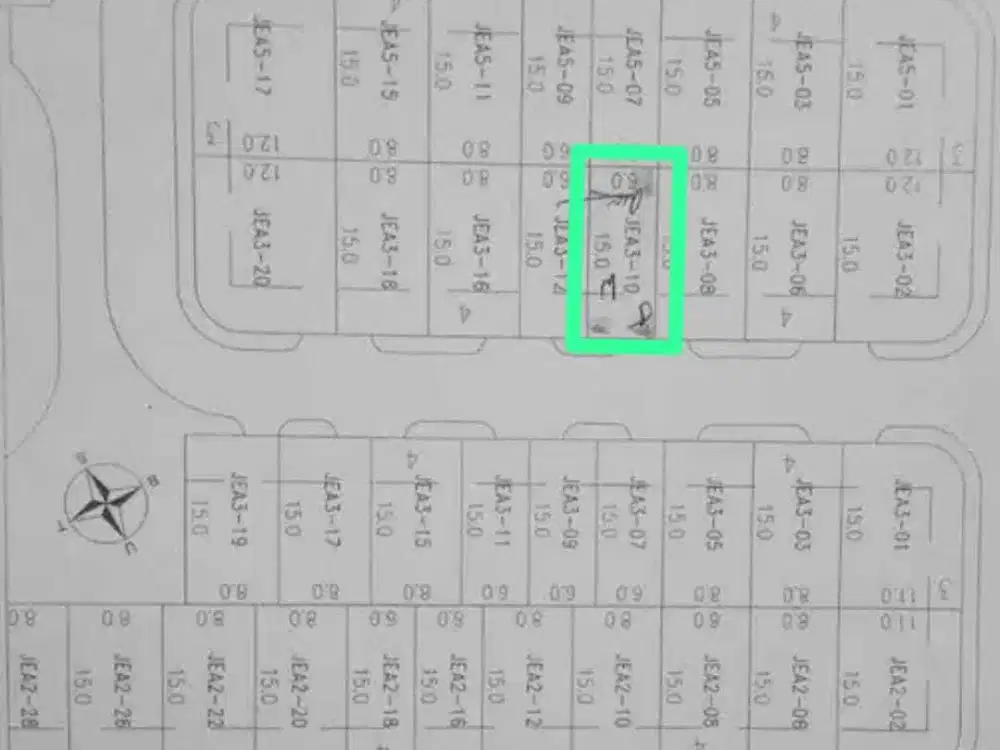 Jual Rugi Kavling Grand Pakuwon Cluster Canberra Row Jalan Lebar