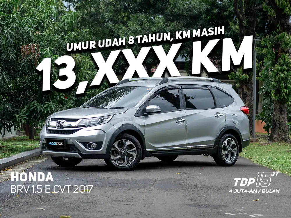 Free Bensin & E-Toll BRV 1.5 E CVT 2017 Bensin Grey