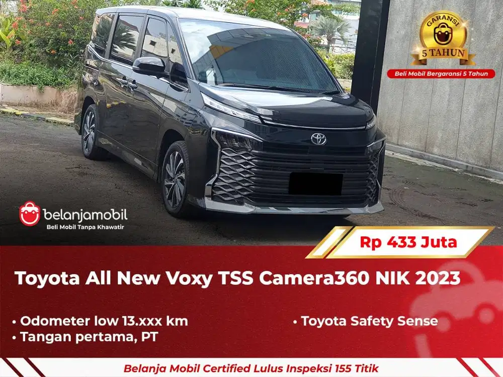 [ GARANSI 5TH ] Toyota All New Voxy TSS Camera360 2023/2024