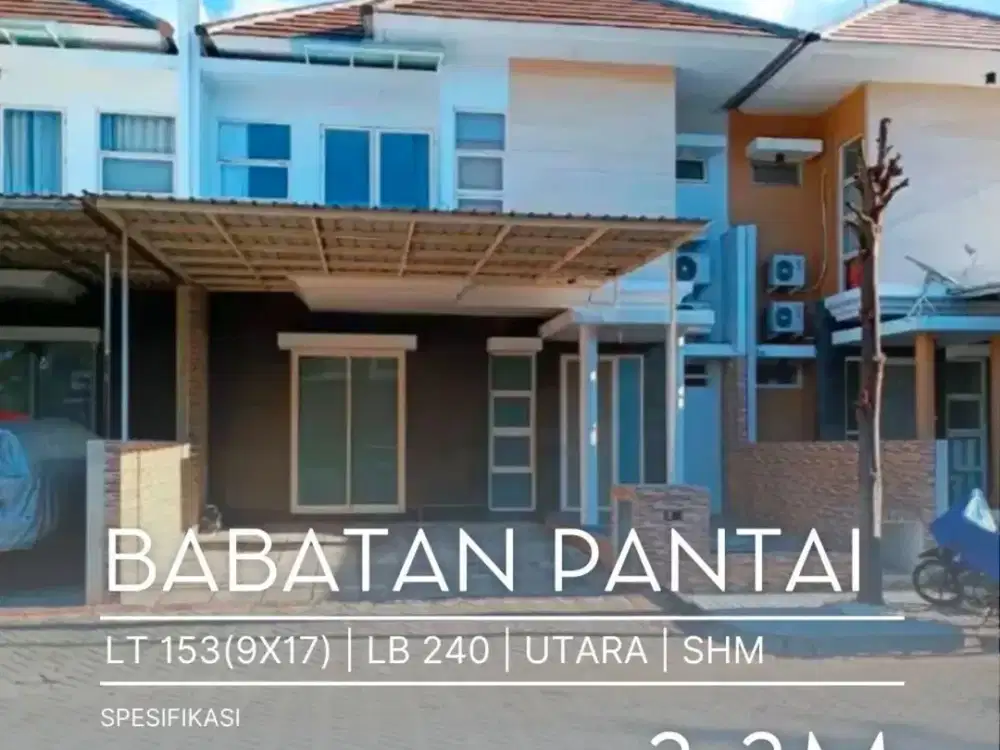 Semi Furnish Rumah Babatan Pantai Siap Huni