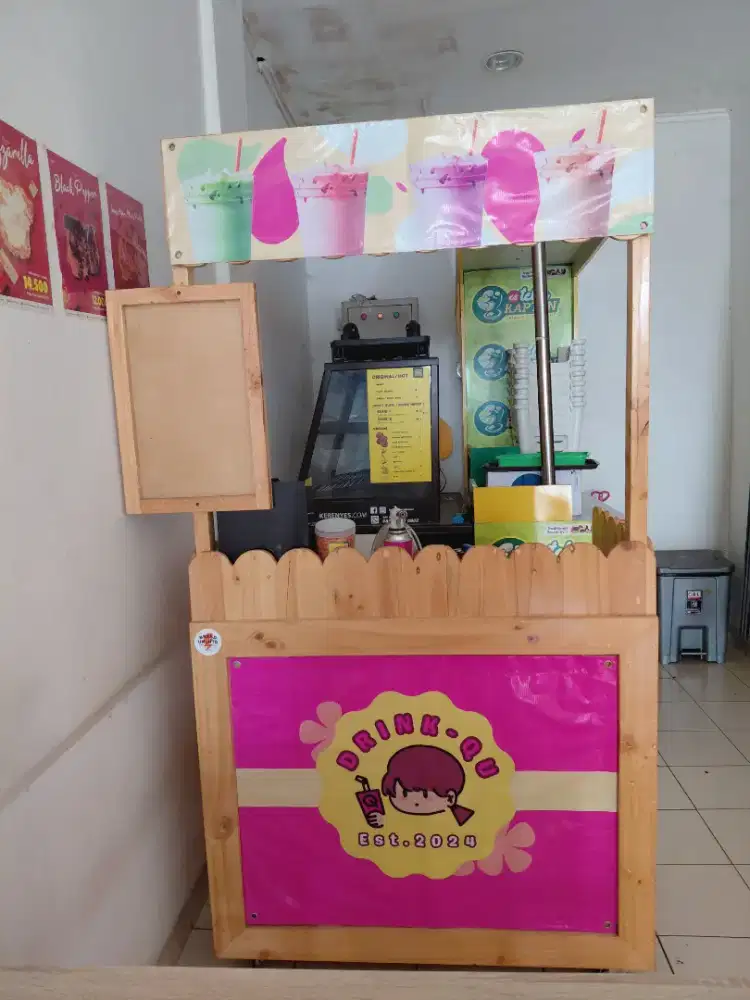 Gerobak/booth minuman