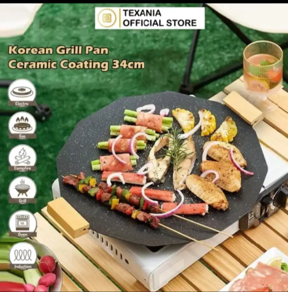 Jual cepat grill pan Korea merek TEXANIA (nego tipis)