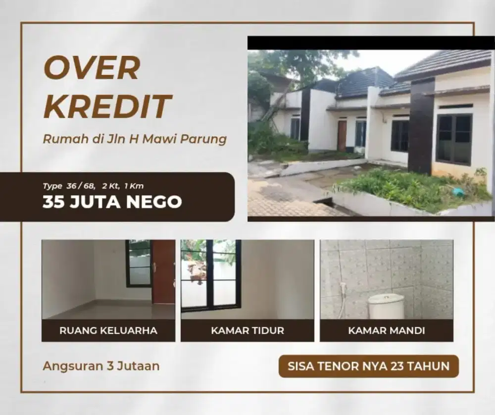 Over Rumah Bagus di Parung