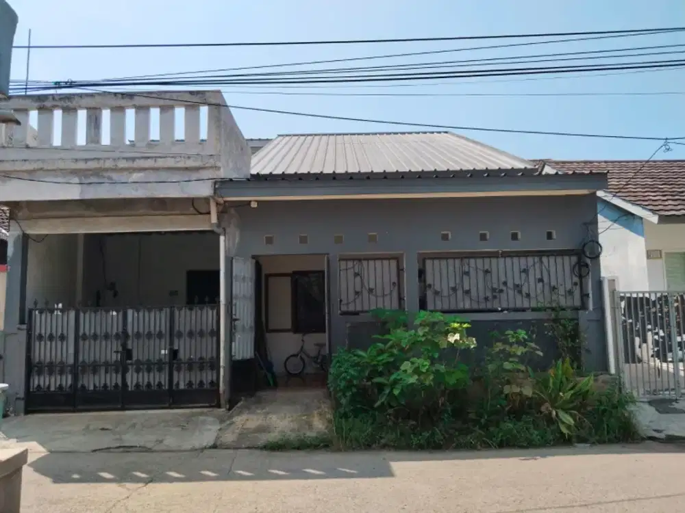 Jual rumah 1,5 lantai Perum Lembah Hijau, Mekarsari , Dekat toll Cimanggis,Depok