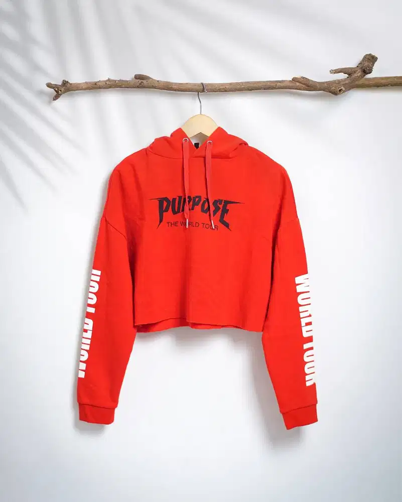 Crop Hoodie H&M x Justin bieber Purpose Tour