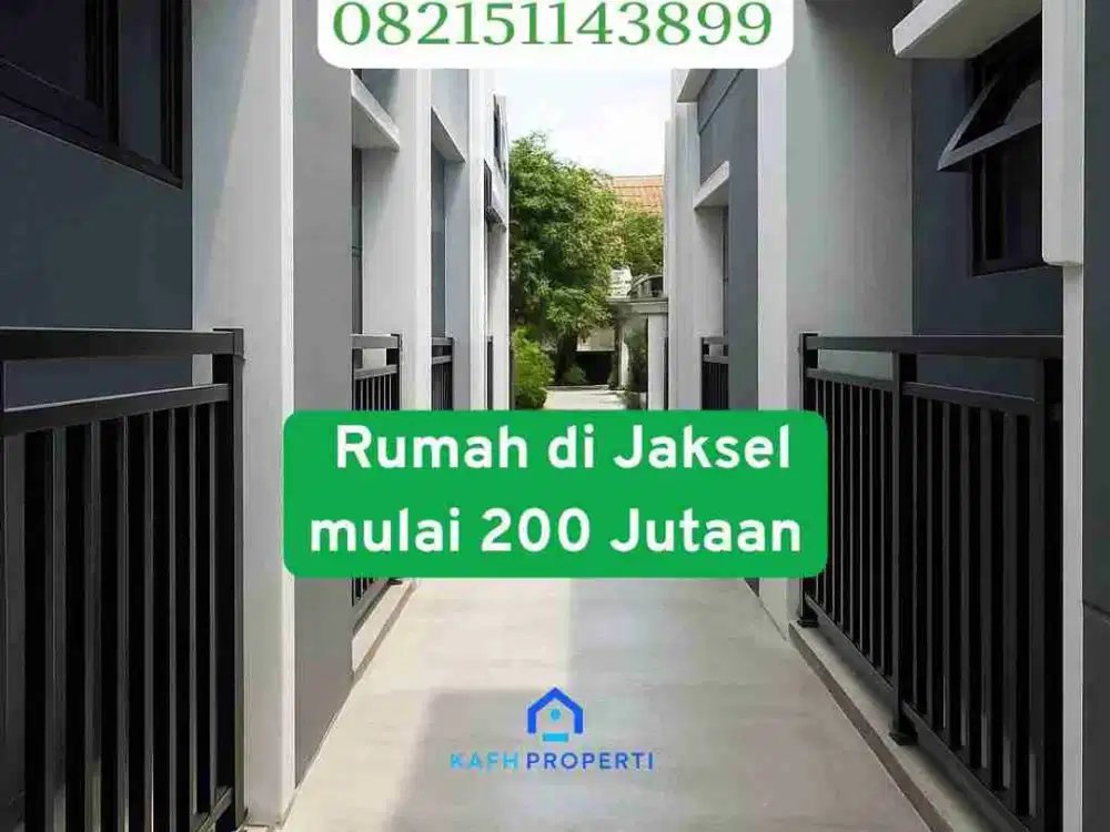 Dijual Rumah murah minimalis 2 lantai di Jagakarsa Jaksel Akses motor Bebas banjir