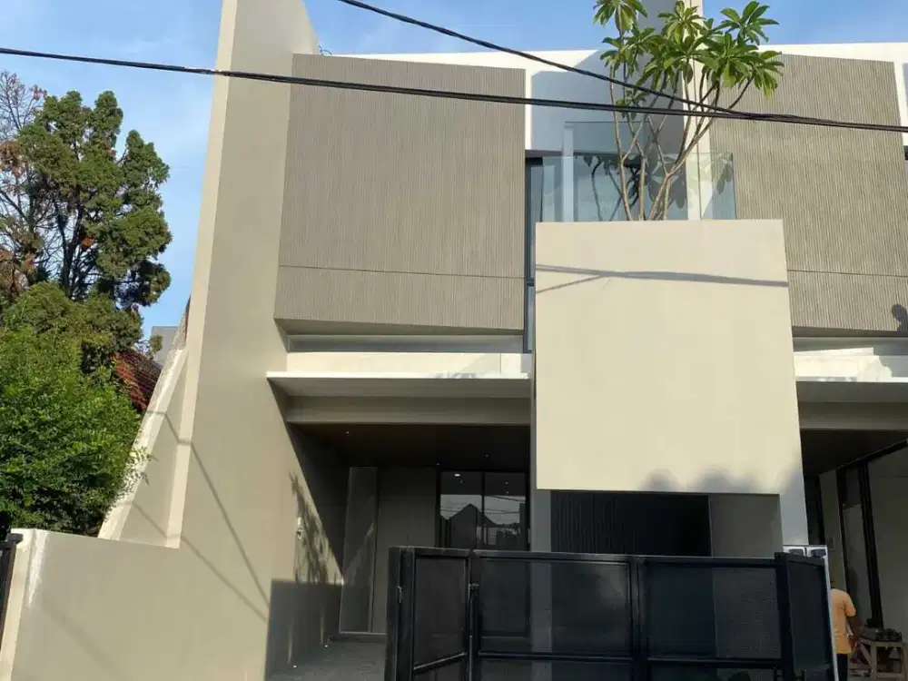 Rumah Manyar Tirtoasri Minimalis Bangunan ada 3 Unit Jejer