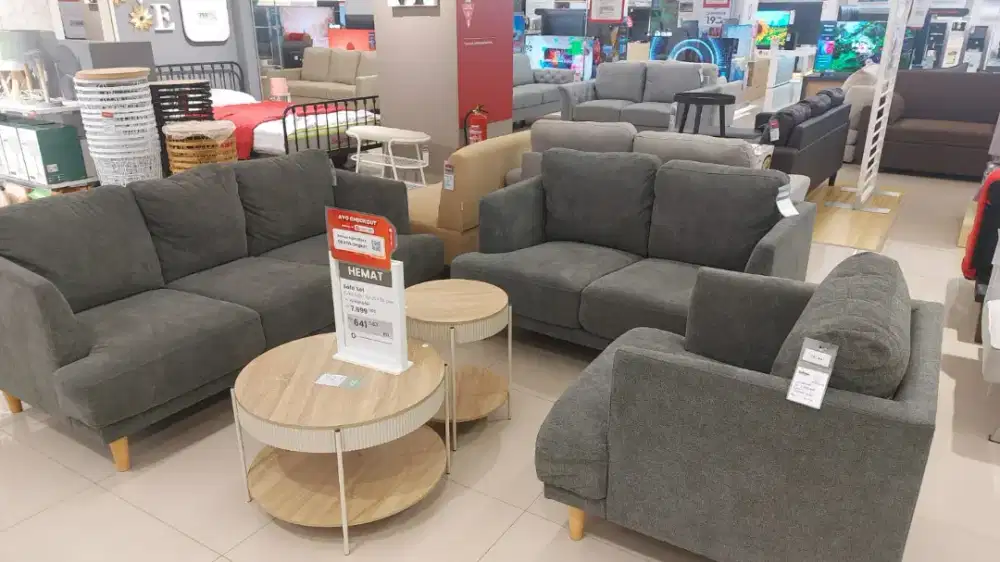 ZUKO SOFA SET GREY