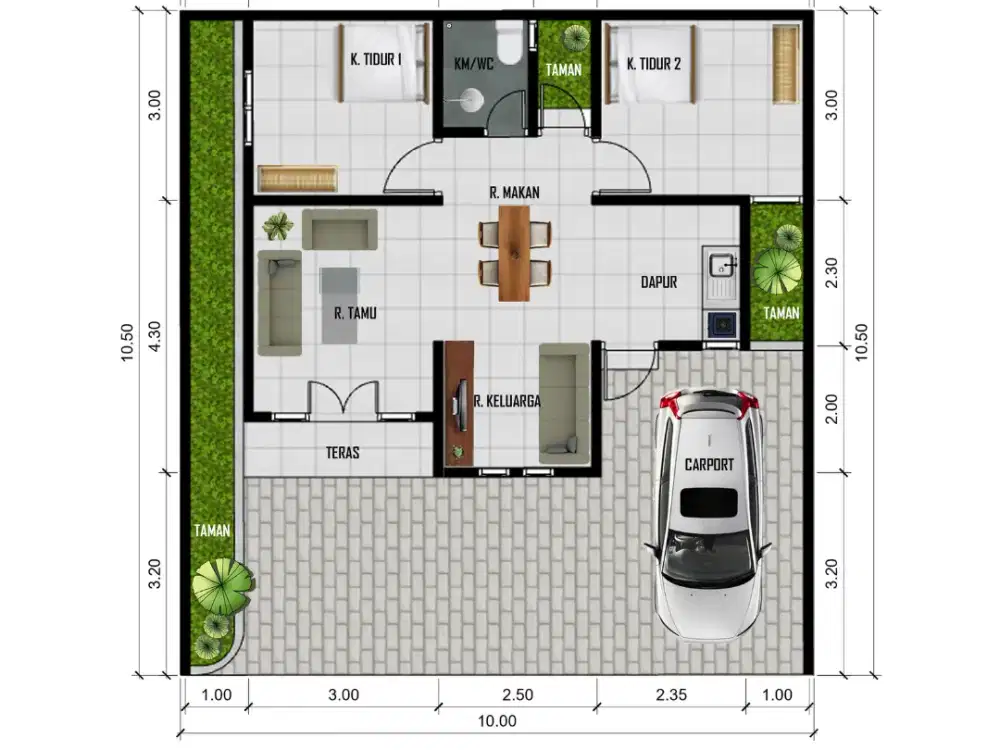 Rumah Classic Murah di Solo 500 Jutaan: 2 menit UIN Surakarta, SHM, IMB
