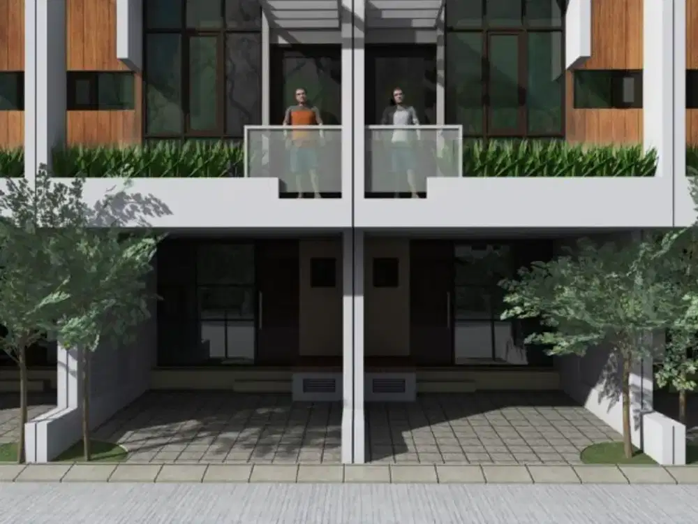 Townhouse exclusive di jaktim, dekat stasiun LRT dan gerbang tol