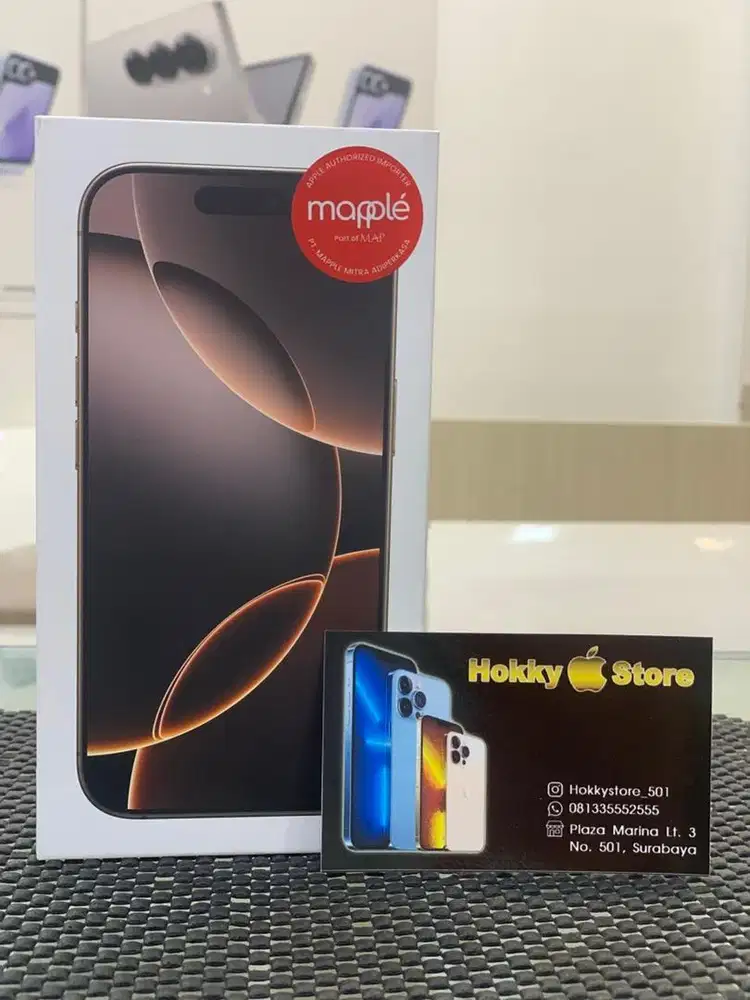 Iphone 16pro/256gb desert titanium garansi resmi