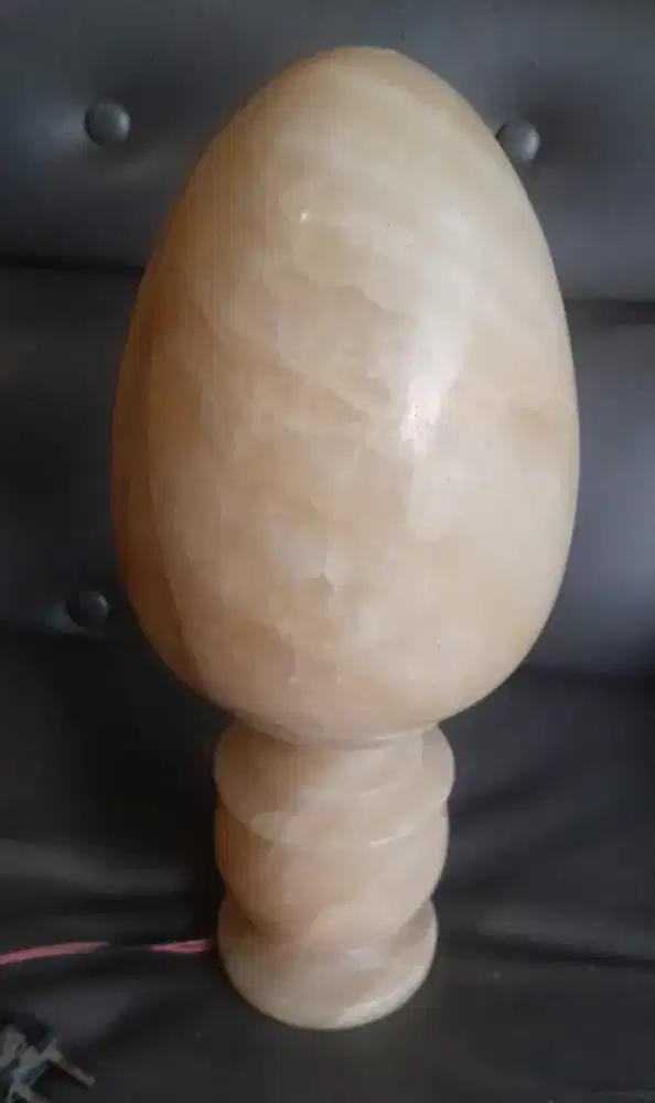 Kerajinan lampu bahan Batu