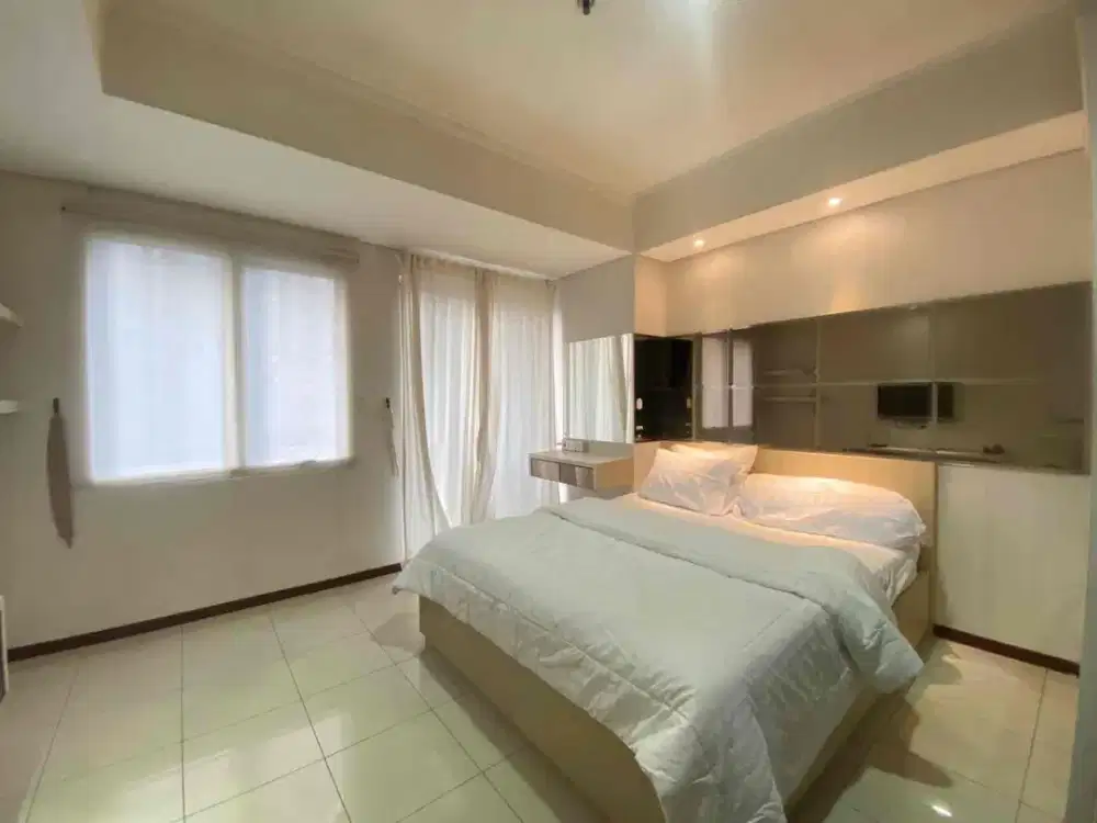Disewakan tipe studio apartment royal mediterania garden residence