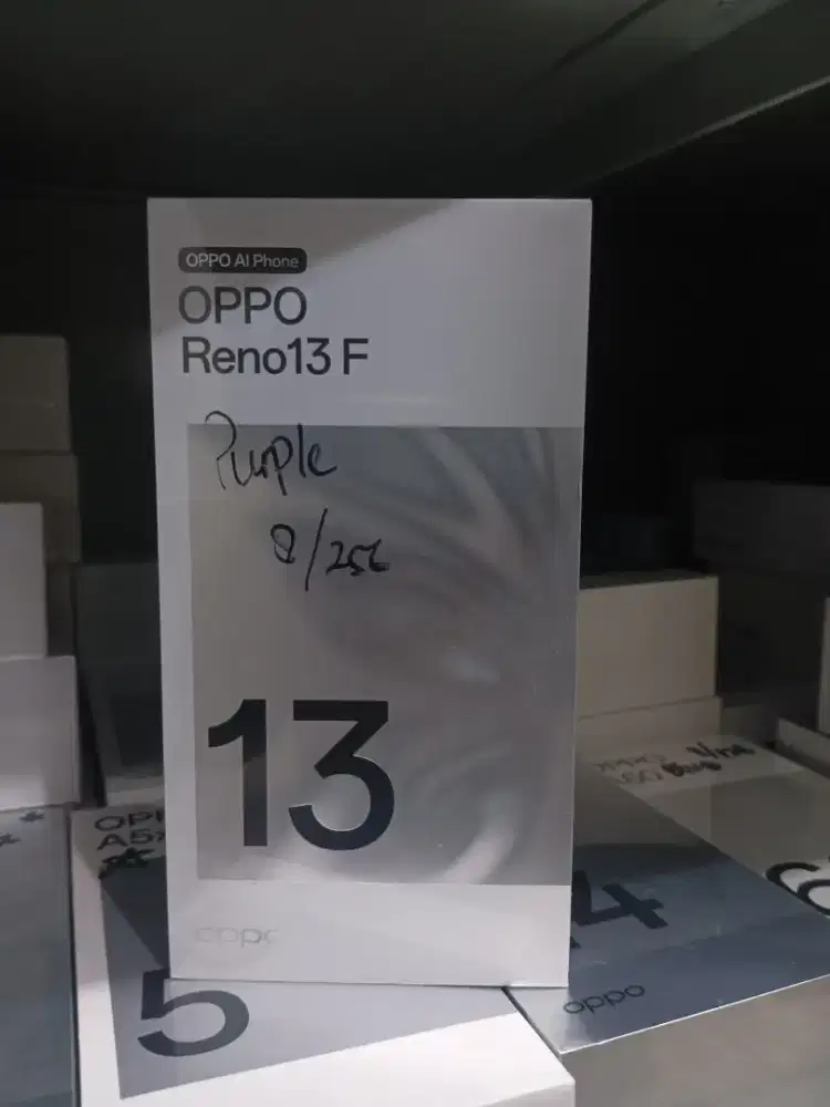 Oppo Reno 13f 4G 8256 new garansi resmi promo Bandung