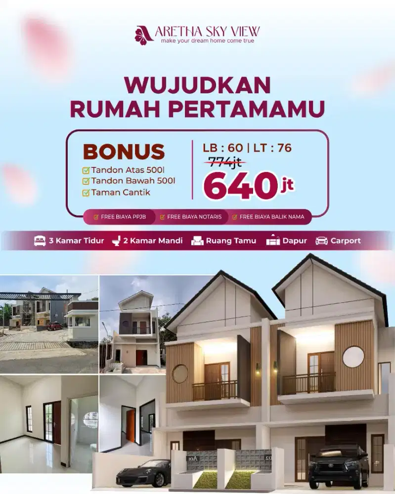 RUMAH CLUSTER JEPANG DI BANYUMANIK