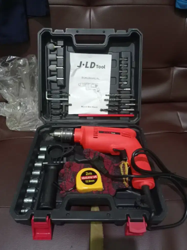 Bor listrik J-LD kondisi baru fullset