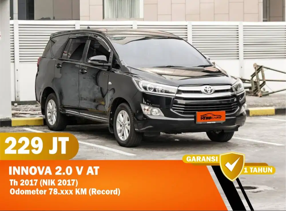TOYOTA INNOVA 2.0 V METIC 2017