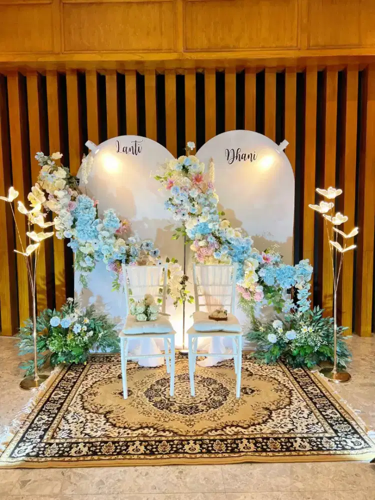 Backdrop Dekorasi Lamaran