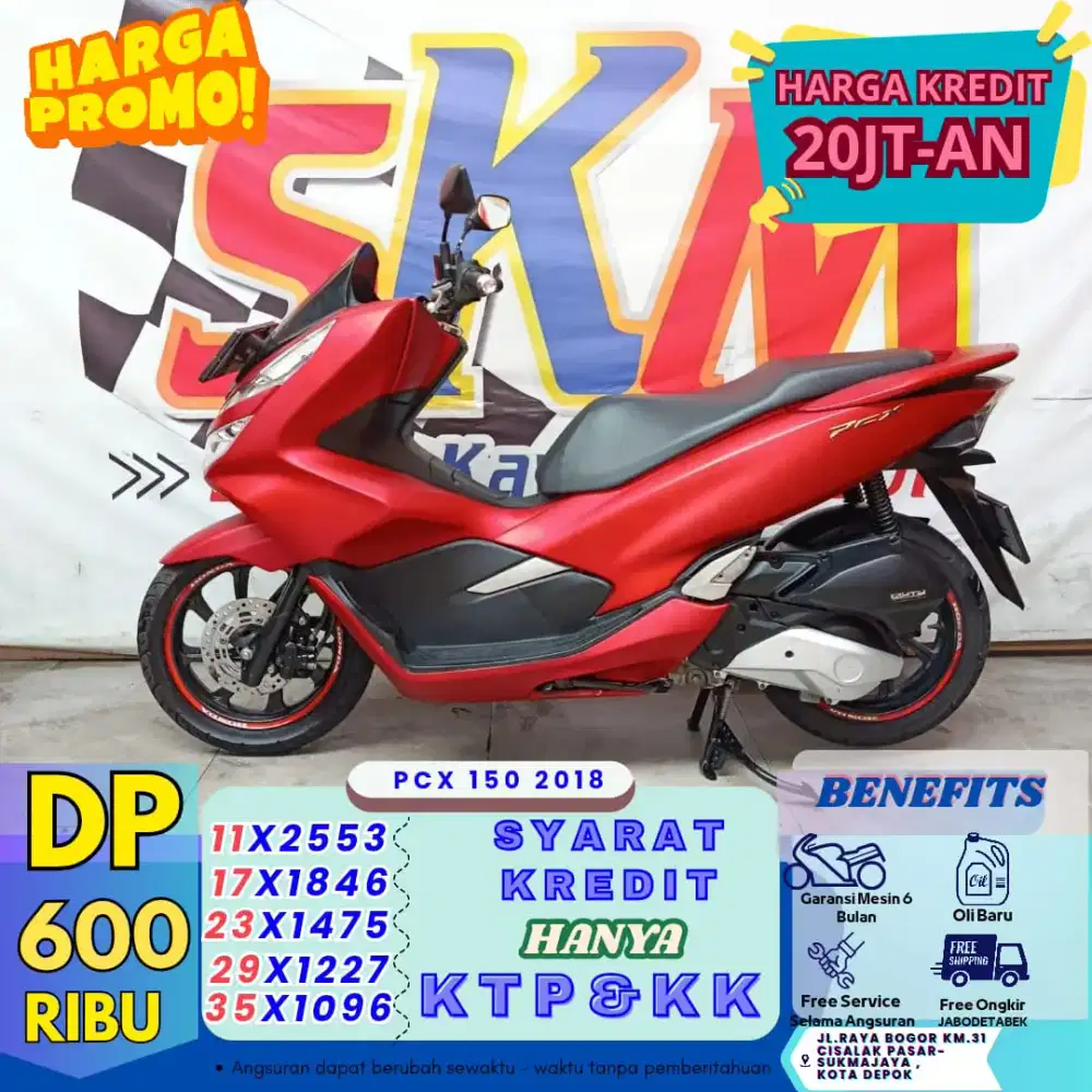 OktoberHebohh(PCX 2018 DP cuma 700 lgsg bawa plg motor)