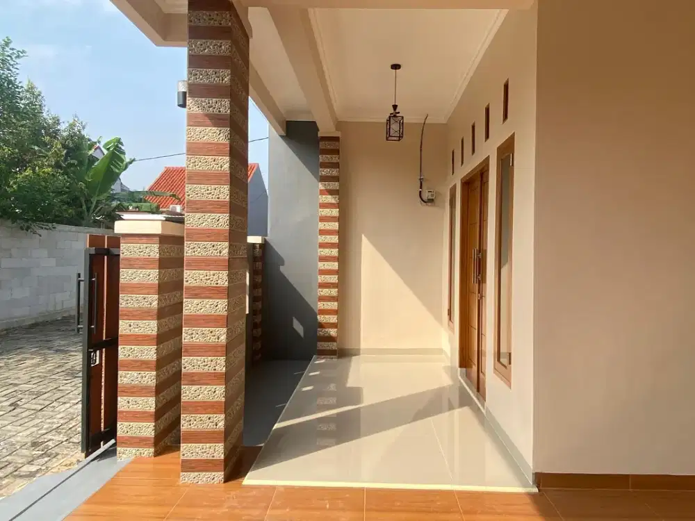 Tanah luas,rumah ready stok free pagar di depok