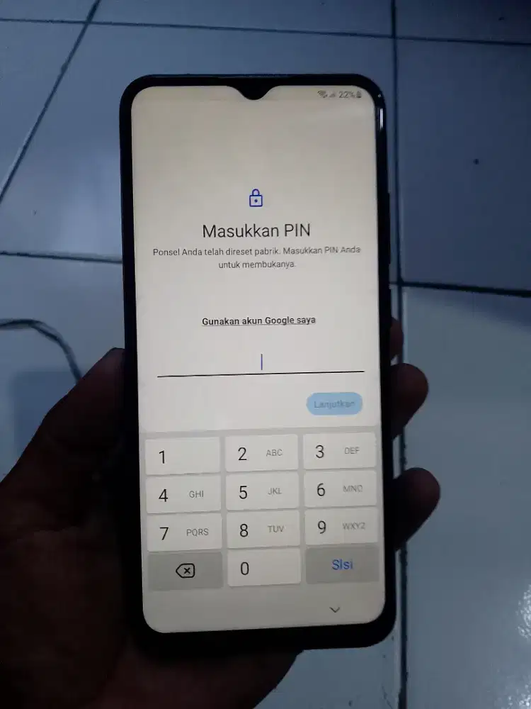 Samsung A03 batangan Ram 4 Minus cuma mnta bypass lupa akun Google a